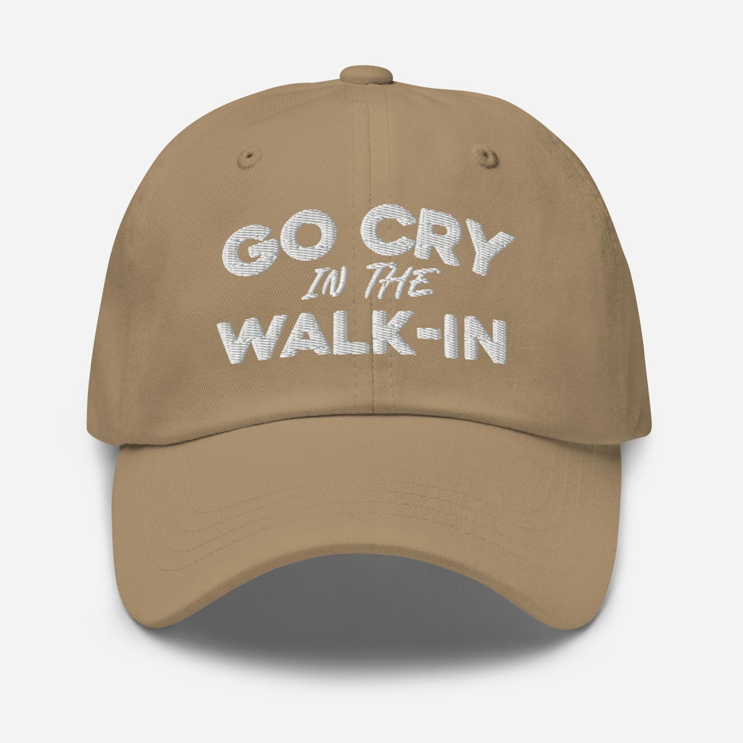 Go Cry in the Walk-In STRAPBACK Hat [Embroidered]