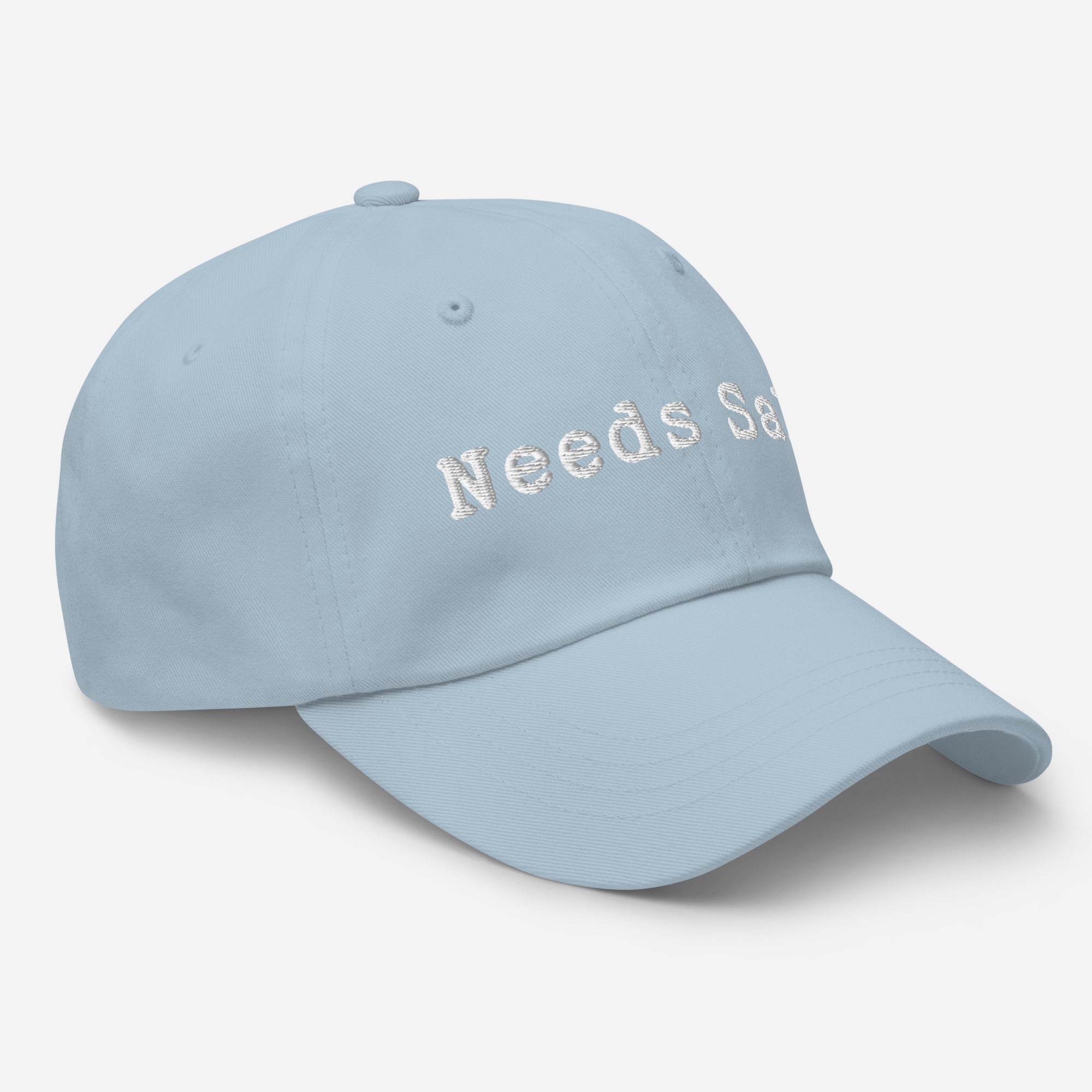 Needs salt STRAPBACK Hat [Embroidered]