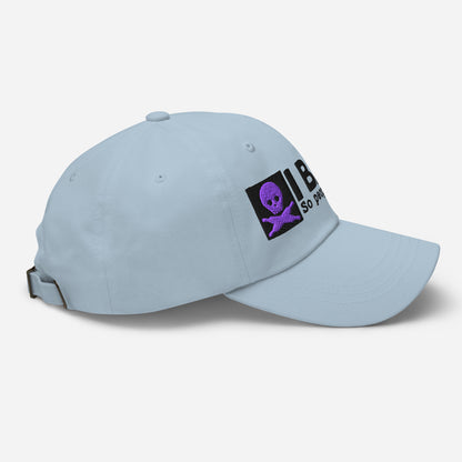 I Bake So People Don't Die STRAPBACK Hat [Embroidered]