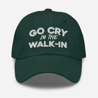 Go Cry in the Walk-In STRAPBACK Hat [Embroidered]