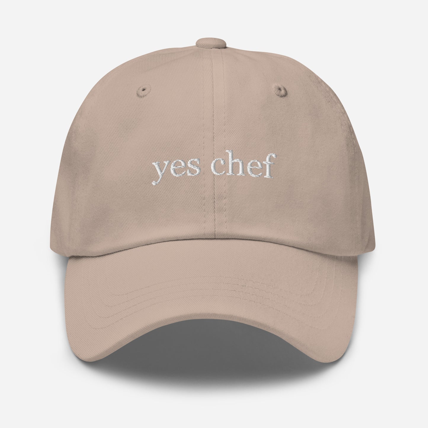 Yes Chef Embroidered Foodie Kitchen Chef Hat