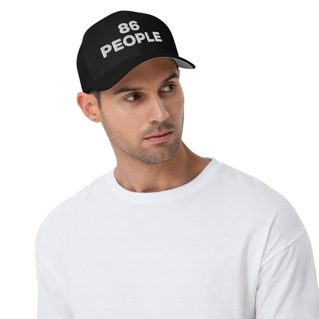 86 People FITTED Hat [Embroidered] - Odd Chef