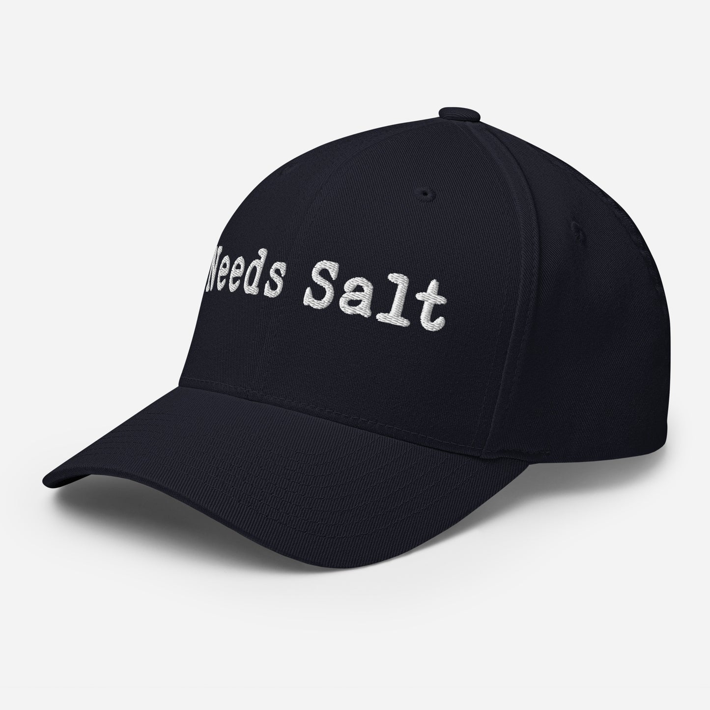 Needs Salt FITTED Hat [Embordered]