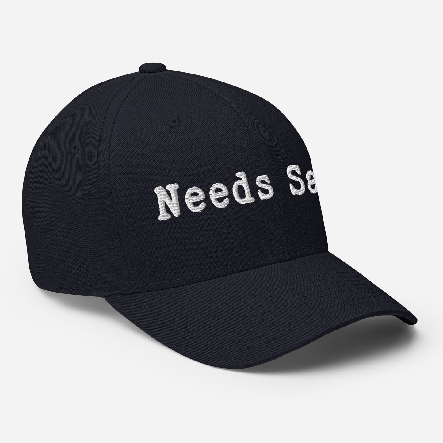 Needs Salt FITTED Hat [Embordered]