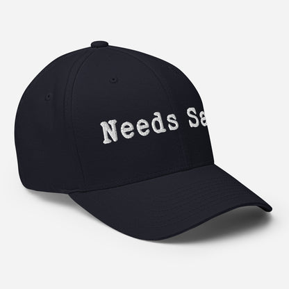 Needs Salt FITTED Hat [Embordered]