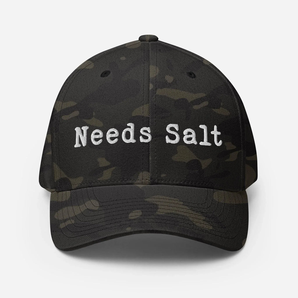Needs Salt FITTED Hat [Embordered] - Odd Chef