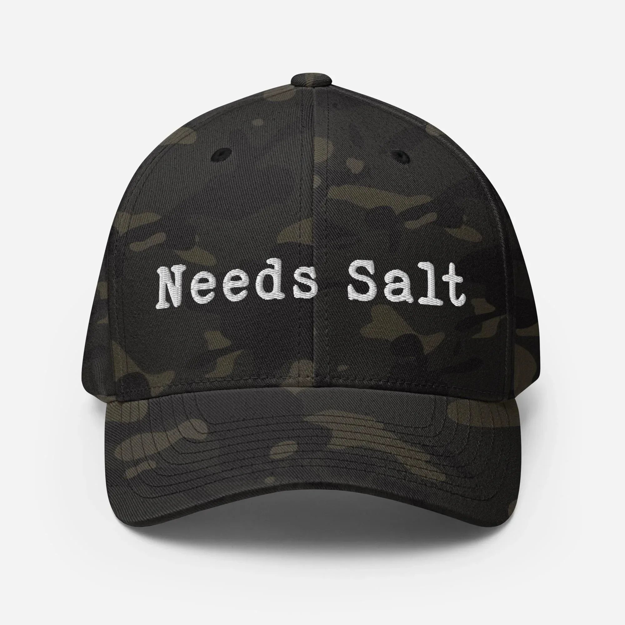 Needs Salt FITTED Hat [Embordered] - Odd Chef