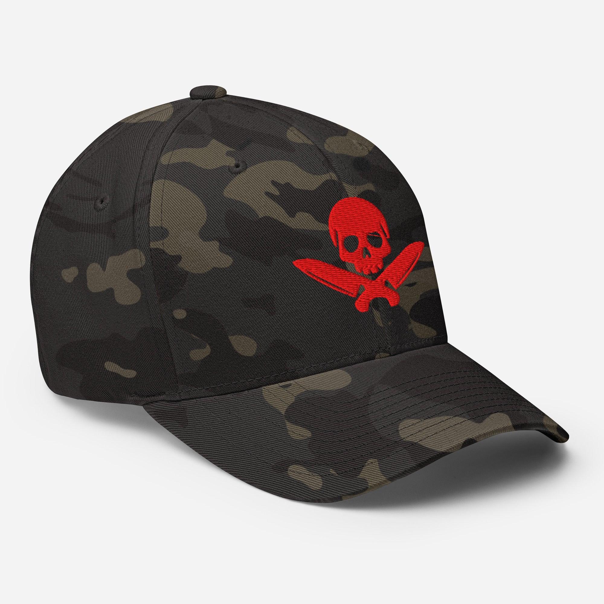 Chef Skull FITTED Hat [Embroidered]