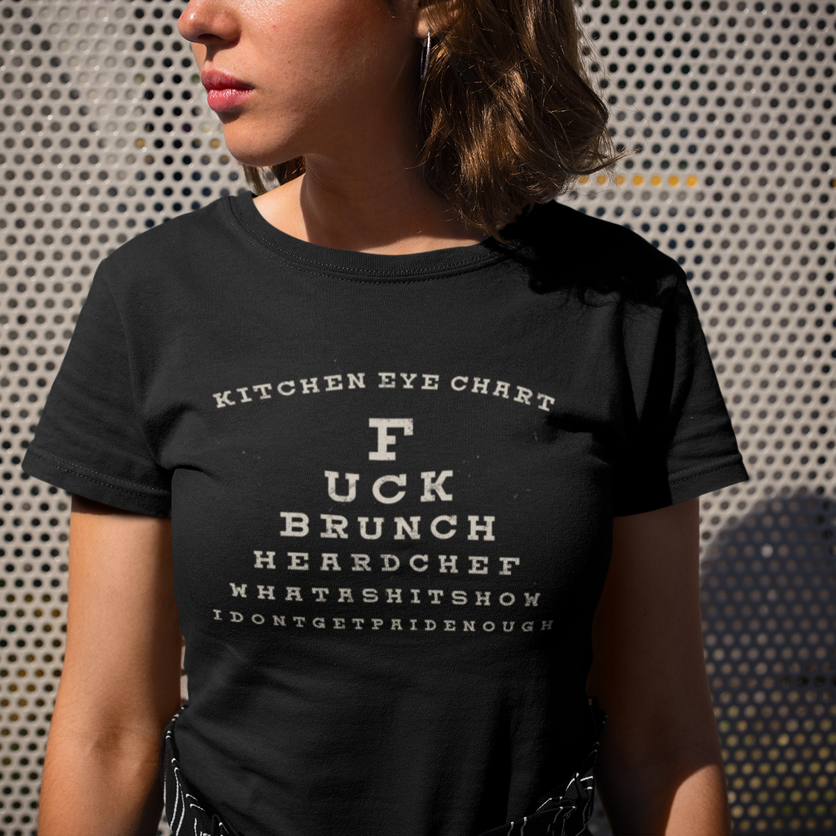 Kitchen Eye Chart Unisex Tee