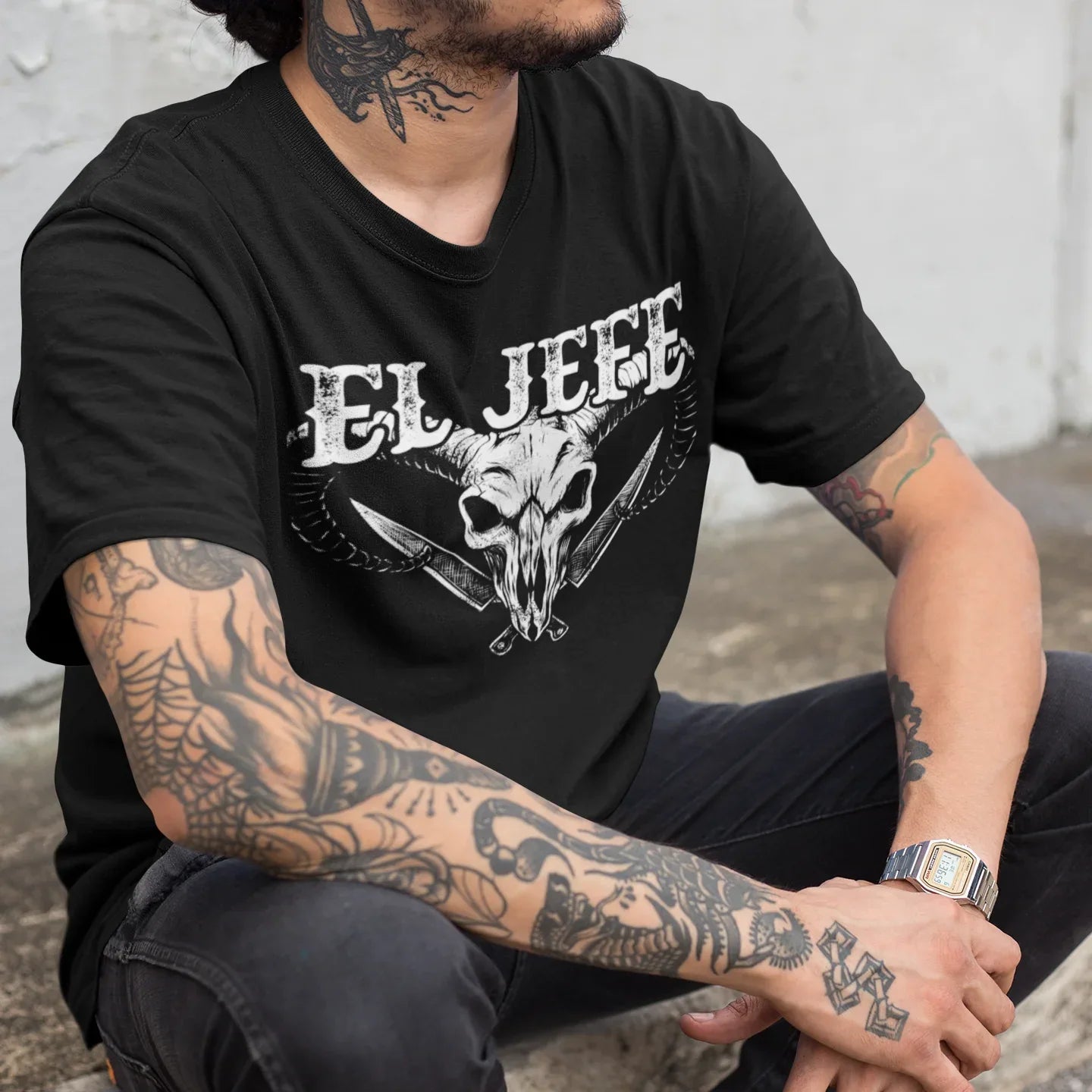 El Jefe Ram Skull Unisex Tee - Odd Chef