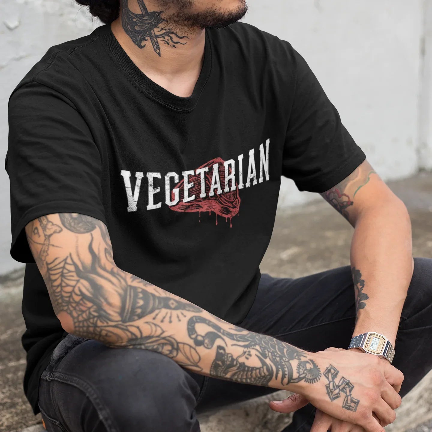 Vegetarian Steak Unisex Tee - Odd Chef