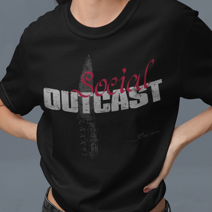 Social Outcast  Heavyweight Streetwear Tee