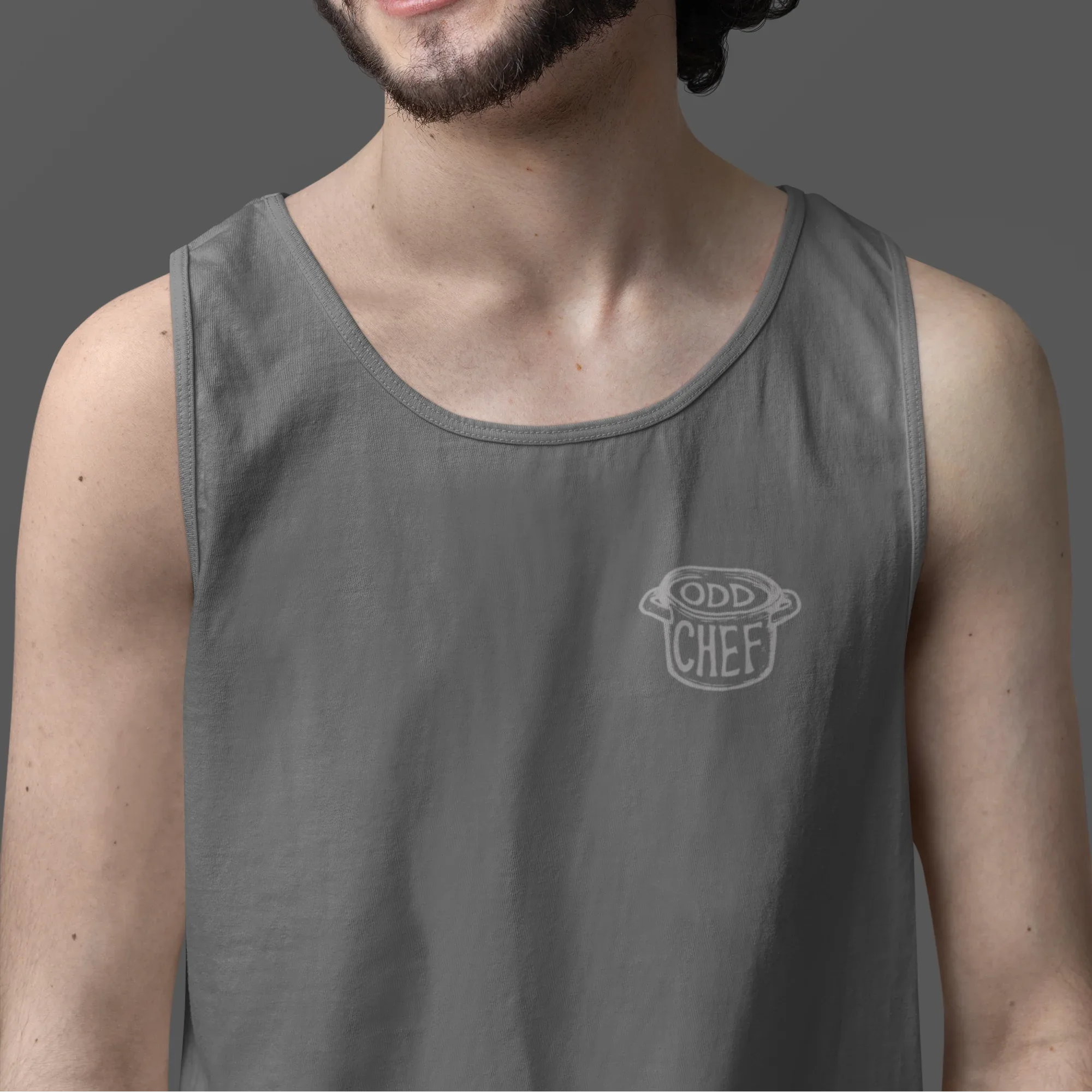 Go Cry in the Walk-in BACK PRINT Premium Unisex tank