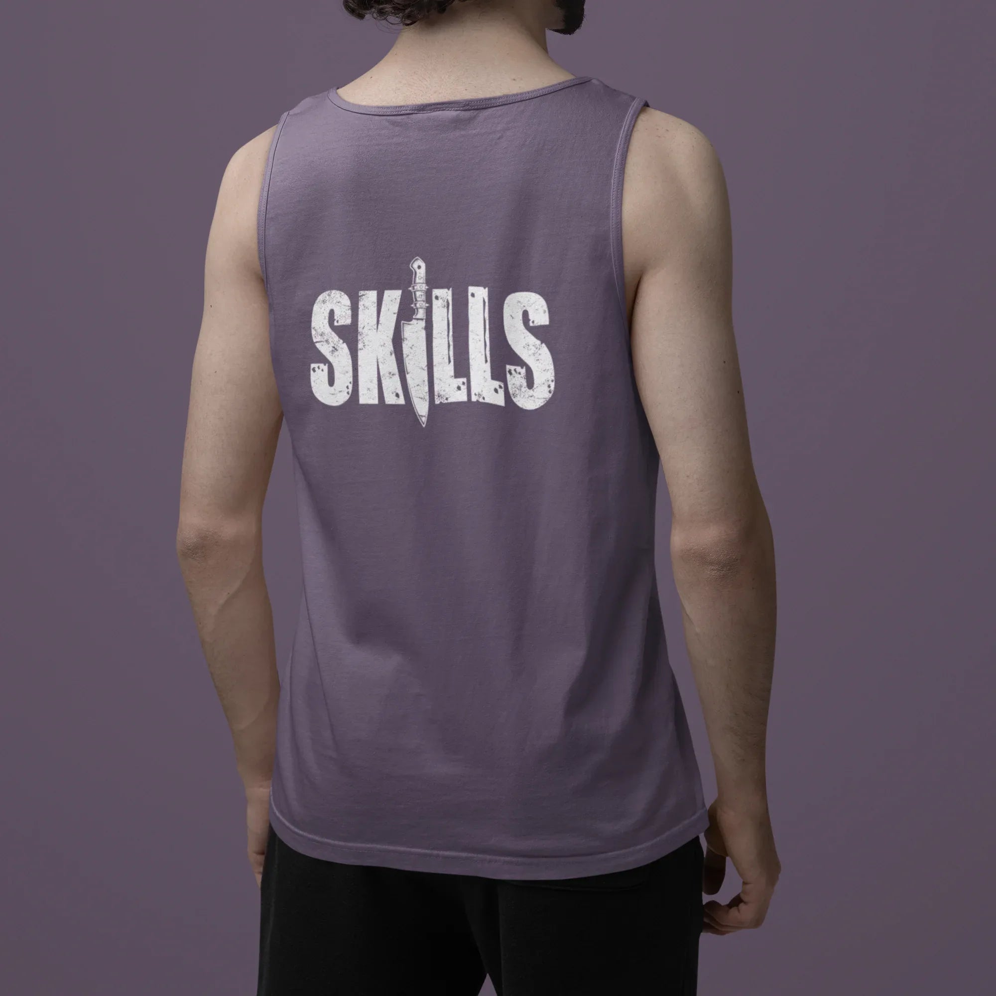 Skills BACK PRINT Premium Unisex tank