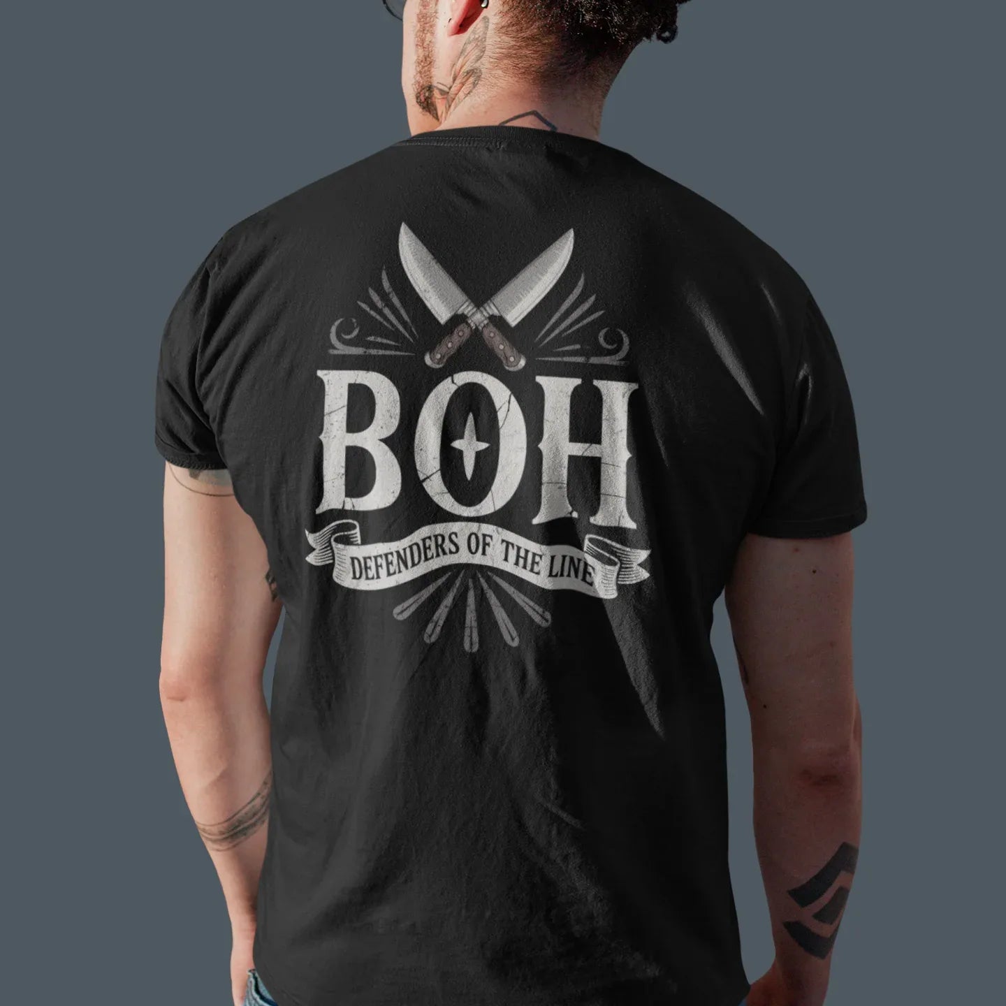BACK PRINT BOH Unisex Tee - Odd Chef