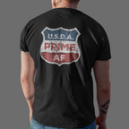 BACK PRINT USDA Prime AF Unisex Tee
