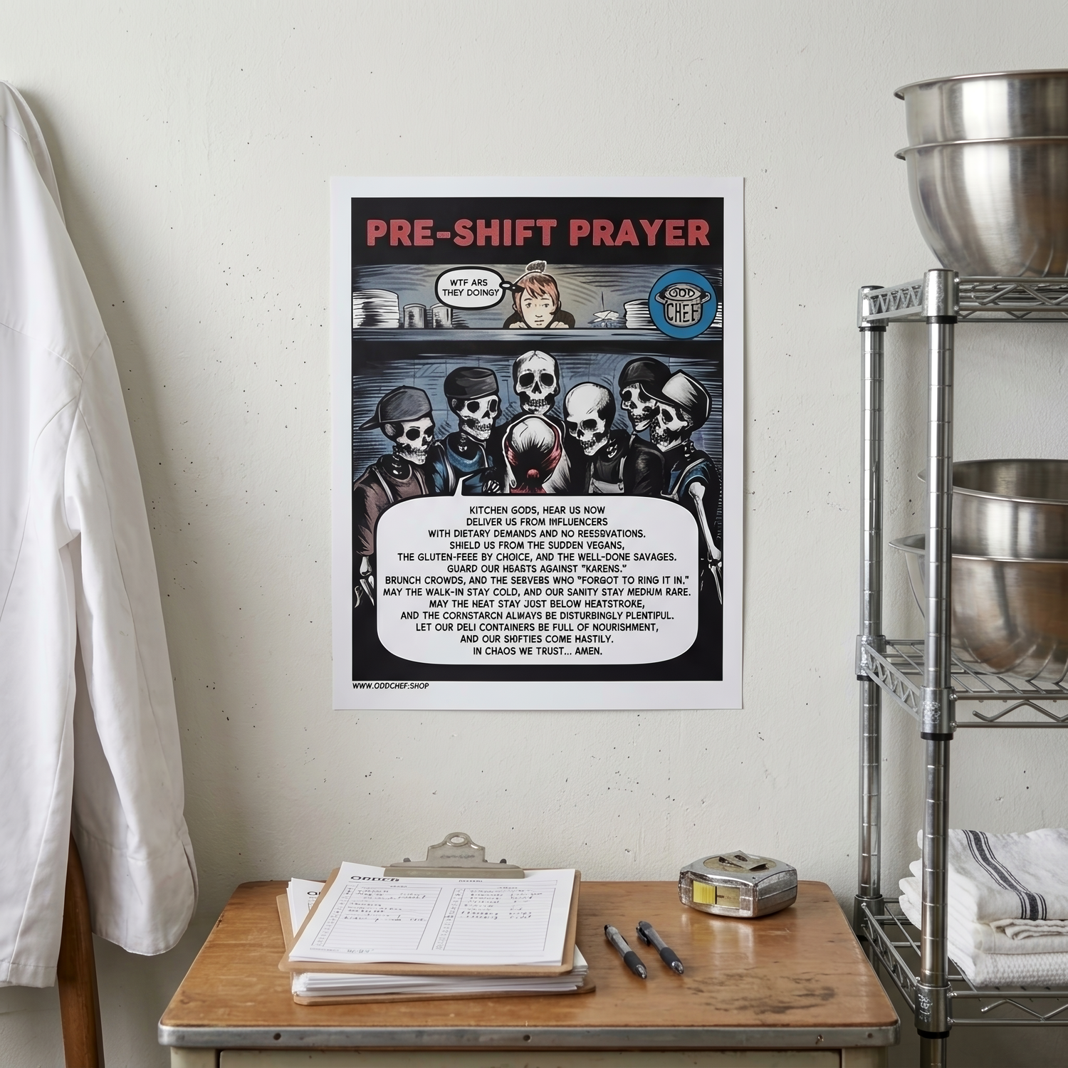Odd Chef Comic #9 Poster