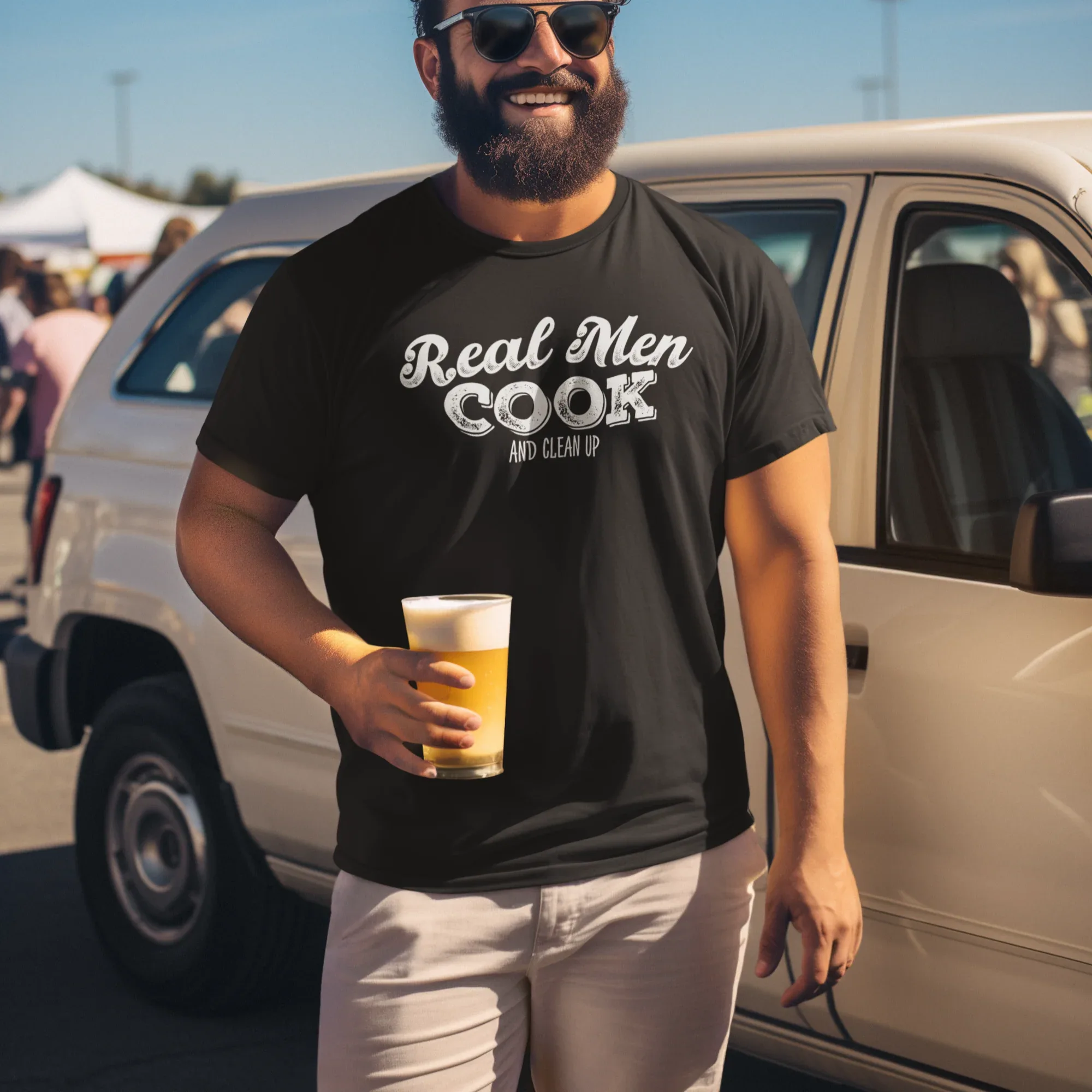 Real Men Cook Unisex Tee - Odd Chef