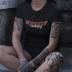 Never Stop Cooking Chef Unisex Tee - Odd Chef