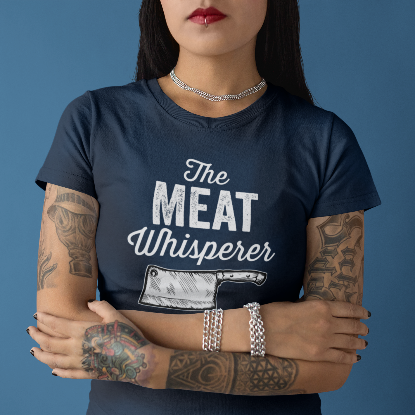 The Meat Whisperer Cleaver Butcher Short-Sleeve Unisex T-Shirt