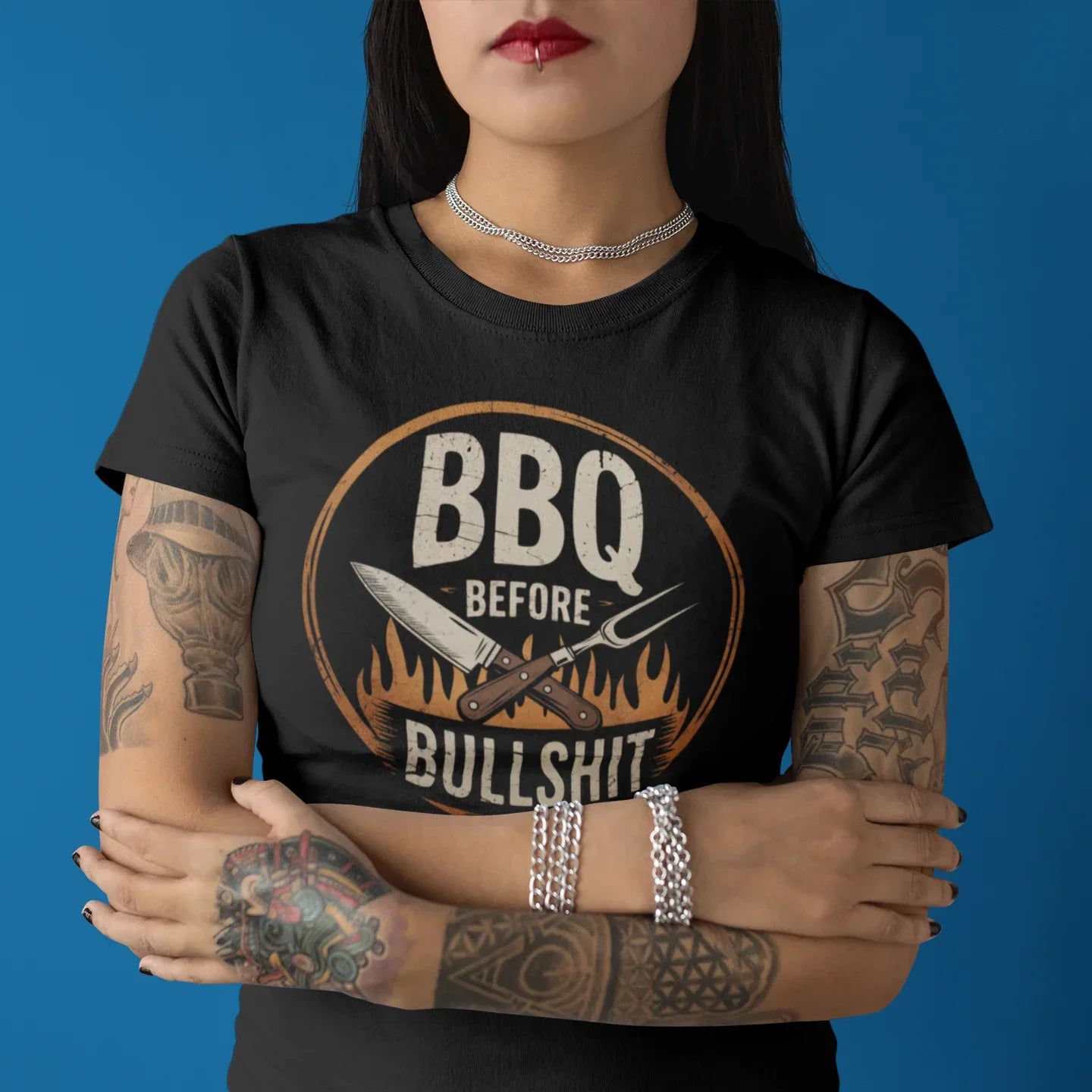 BBQ Before Bullshit Unisex Tee - Odd Chef