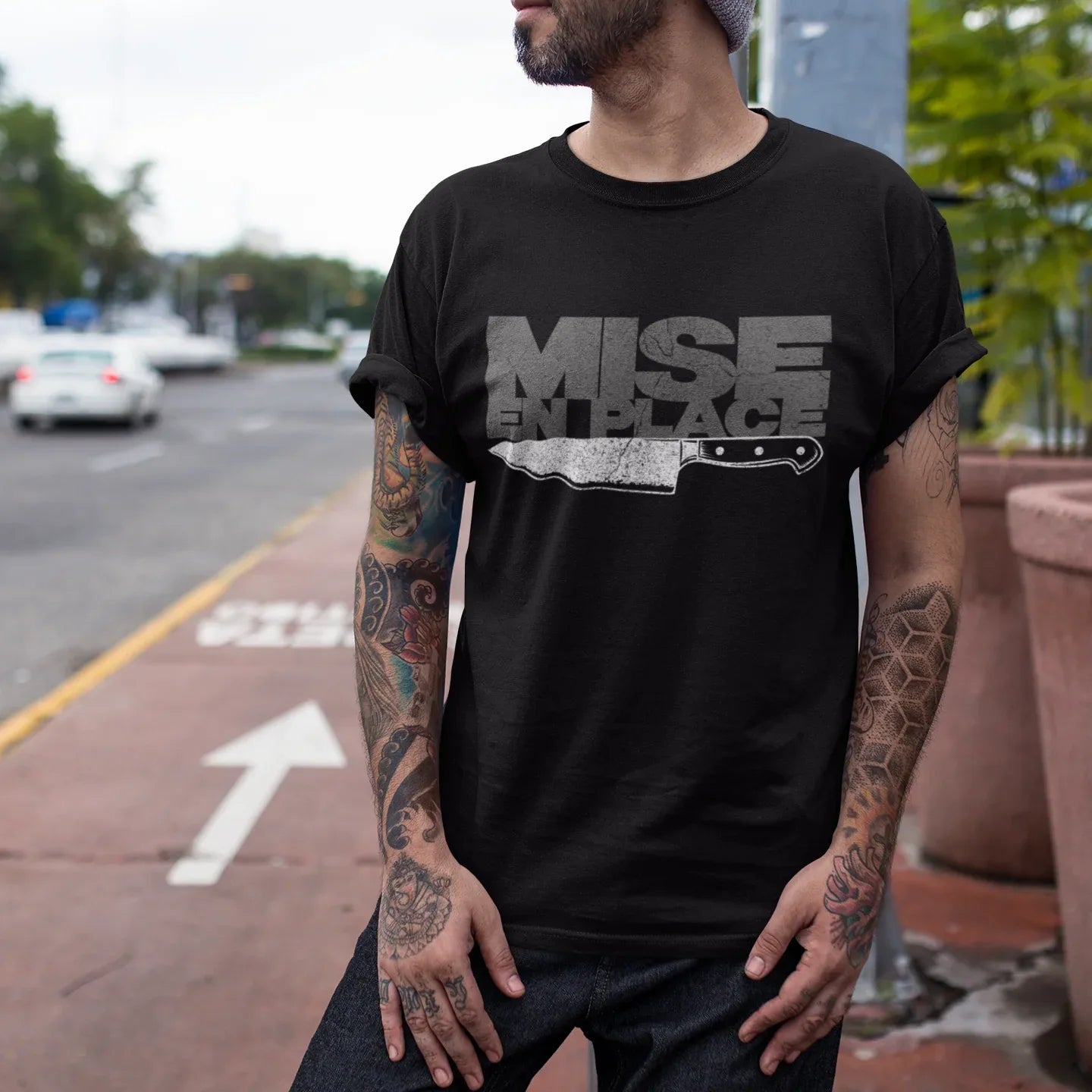 Mise En Place Chef Knife Unisex Tee - Odd Chef