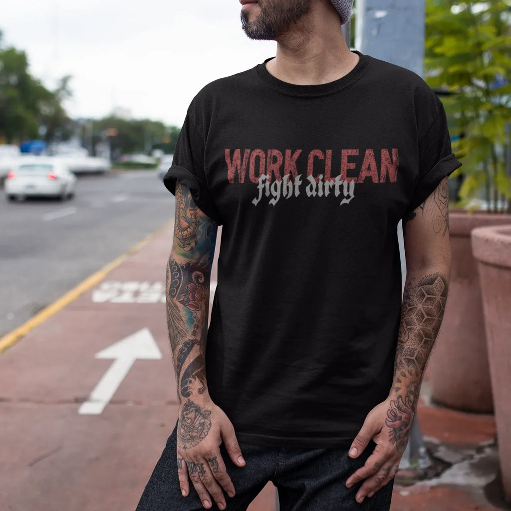 Work Clean Fight Dirty Unisex Tee - Odd Chef