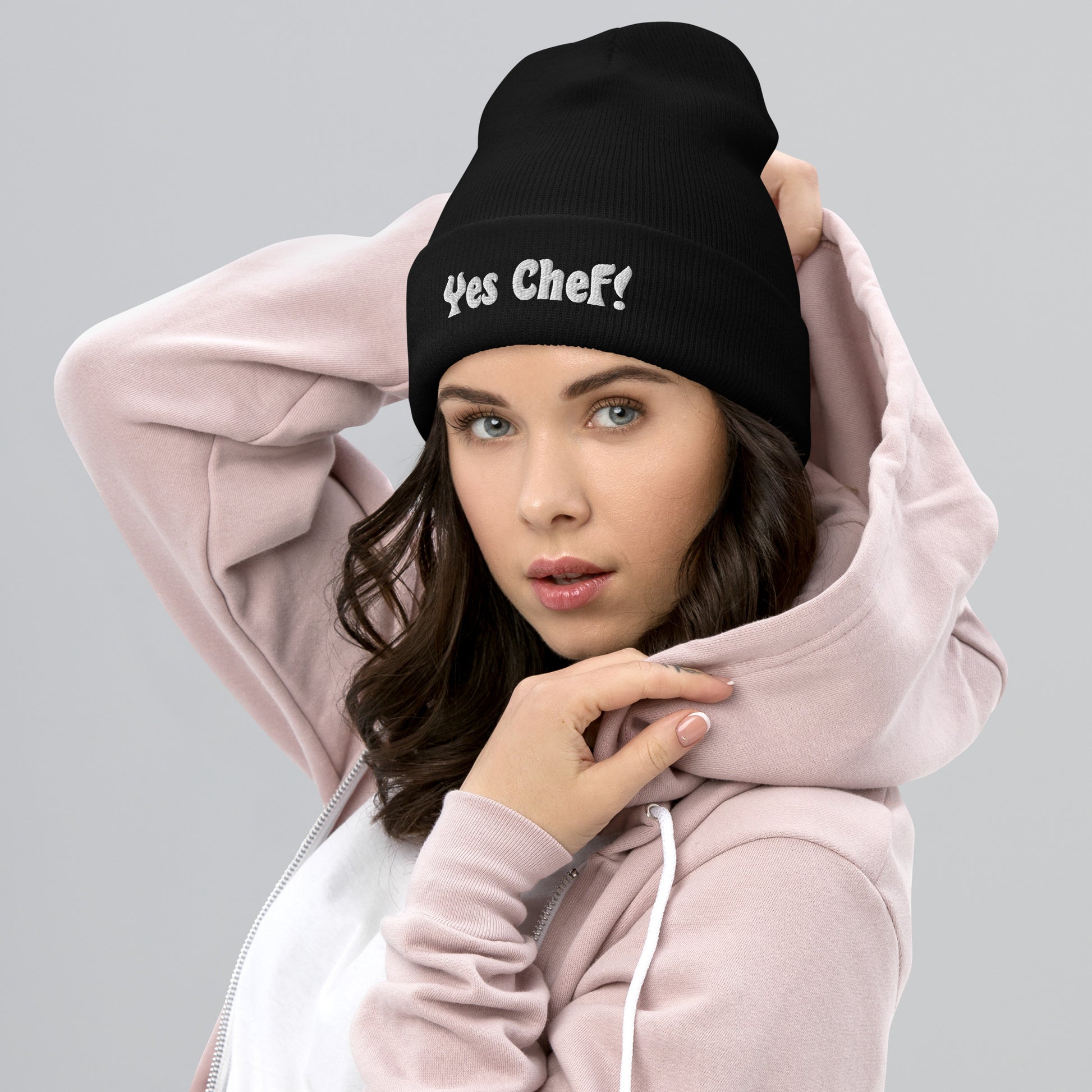 Yes Chef Cuffed Beanie Hat