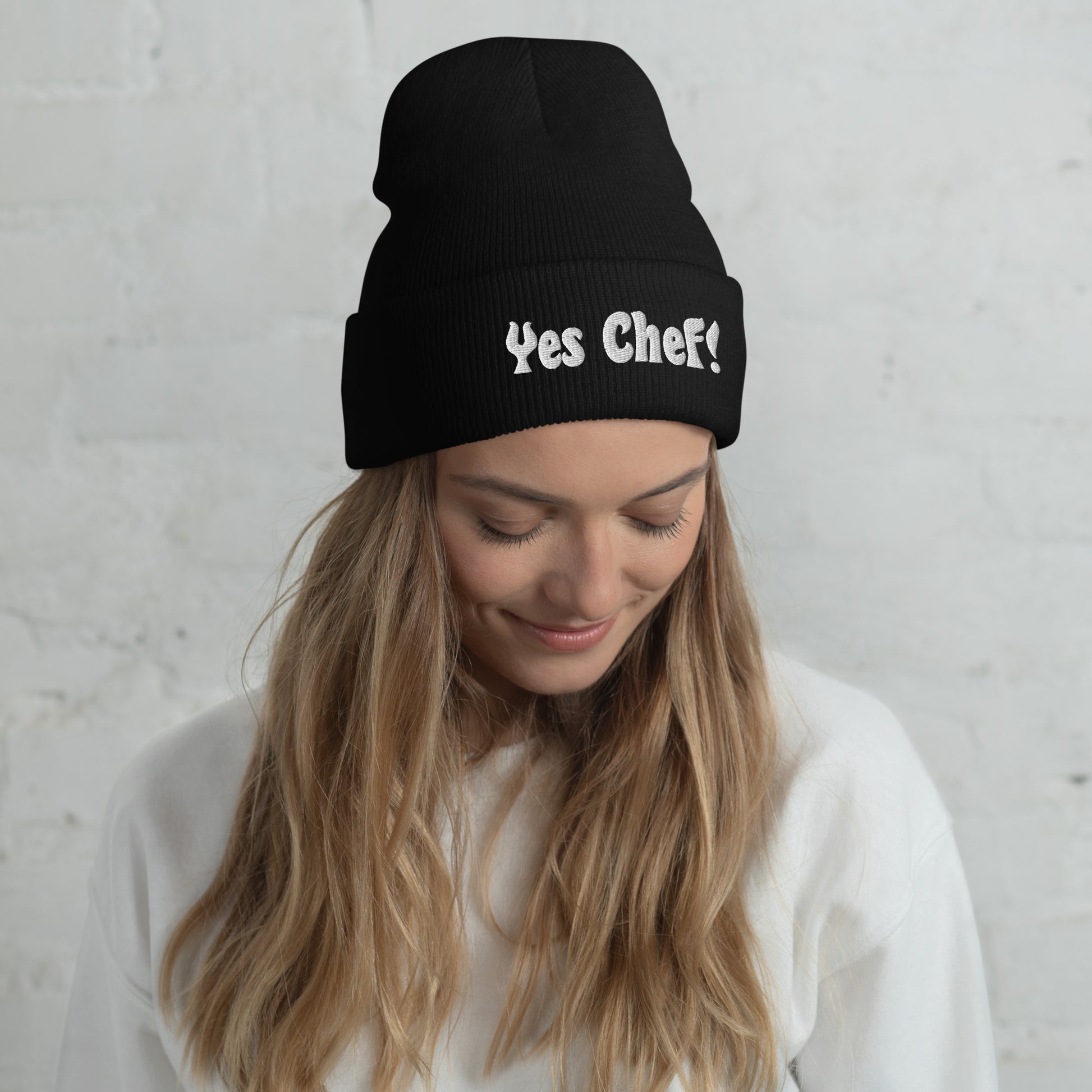 Yes Chef Cuffed Beanie Hat