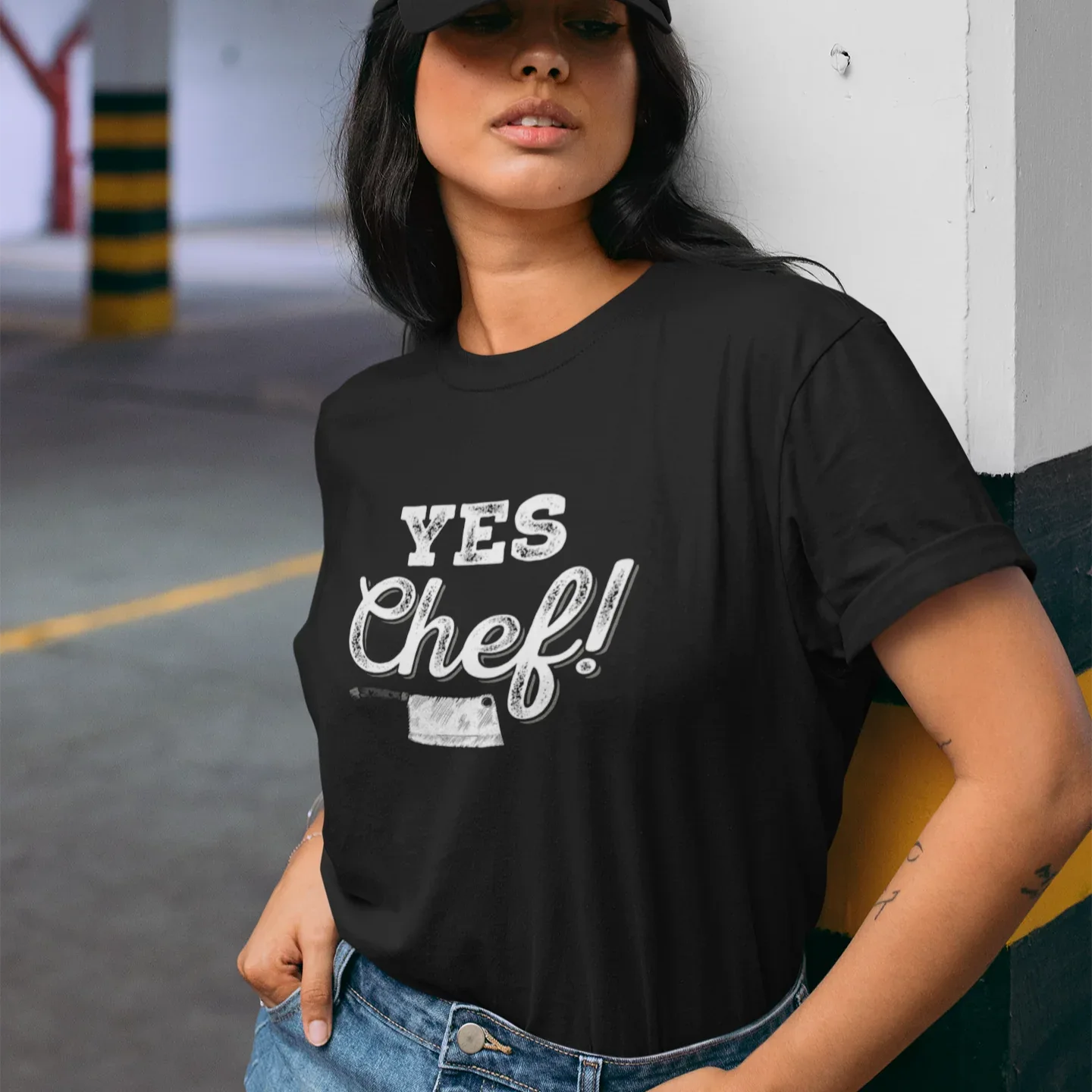 Yes Chef Cleaver Unisex Tee - Odd Chef