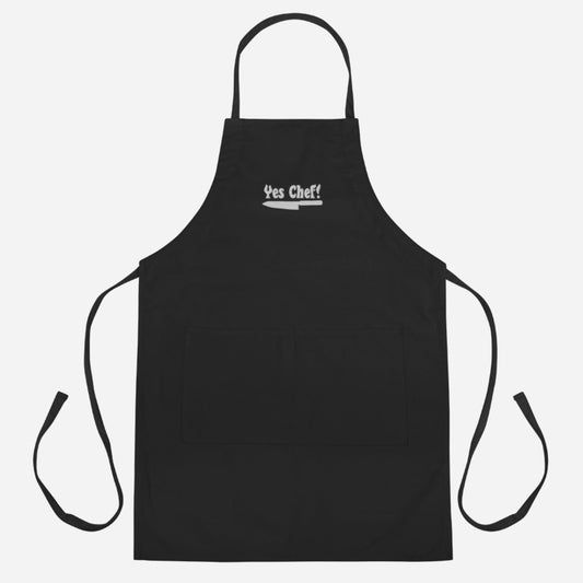 Yes Chef Embroidered Apron