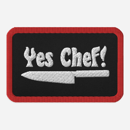 Yes Chef Embroidered patch