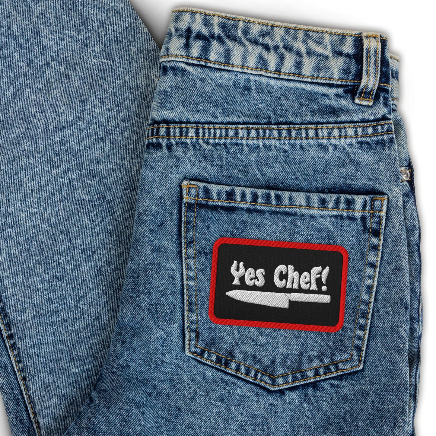 Yes Chef Embroidered patch