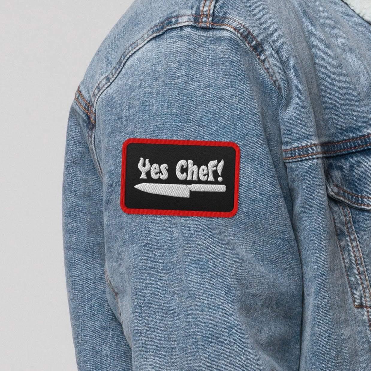 Yes Chef Embroidered patch