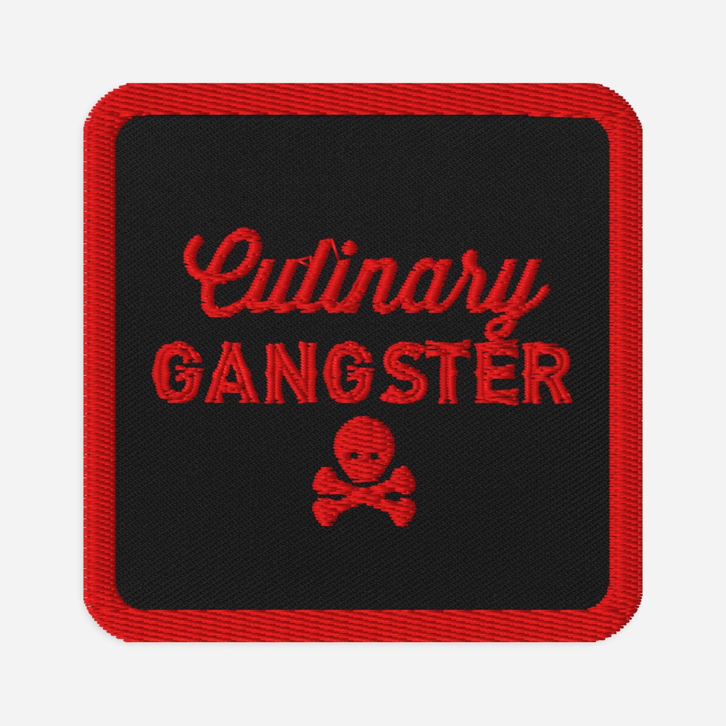 Culinary Gangster Embroidered patch