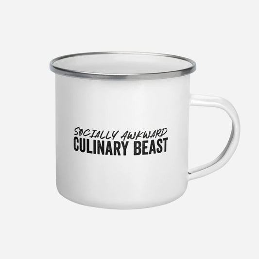 Socially Awkward Enamel Mug