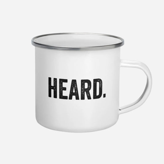 Heard Enamel Mug