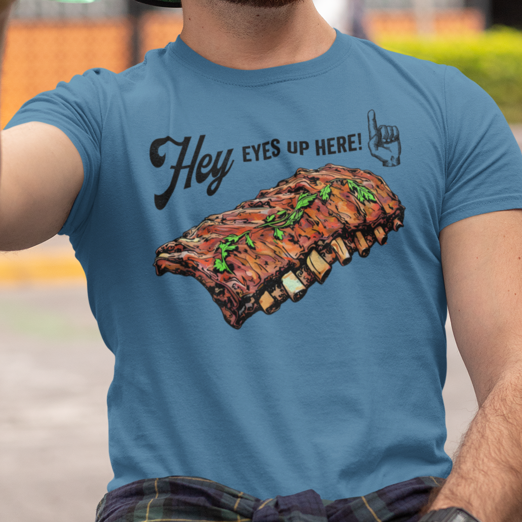 Ribs Rack Funny BBQ Tee