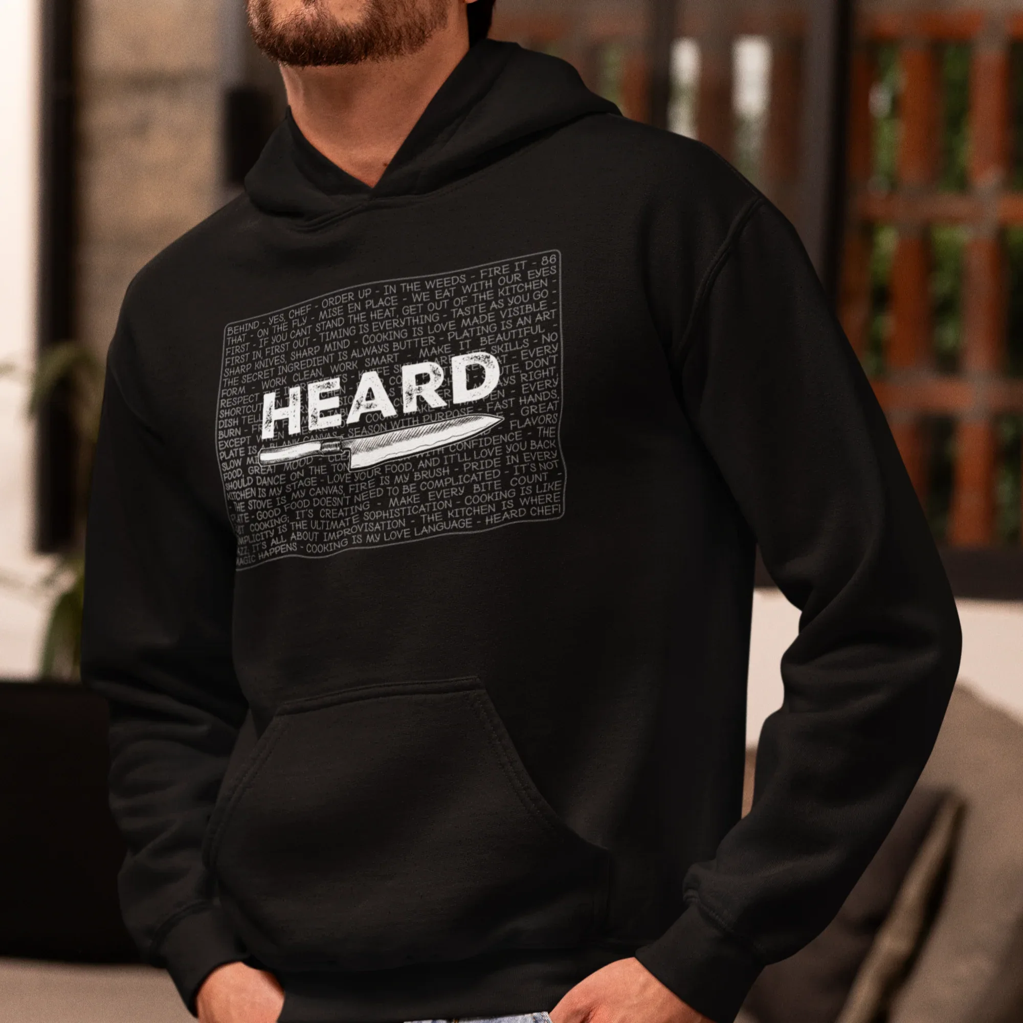 Heard Kitchen Phrase Unisex Hoodie - Odd Chef