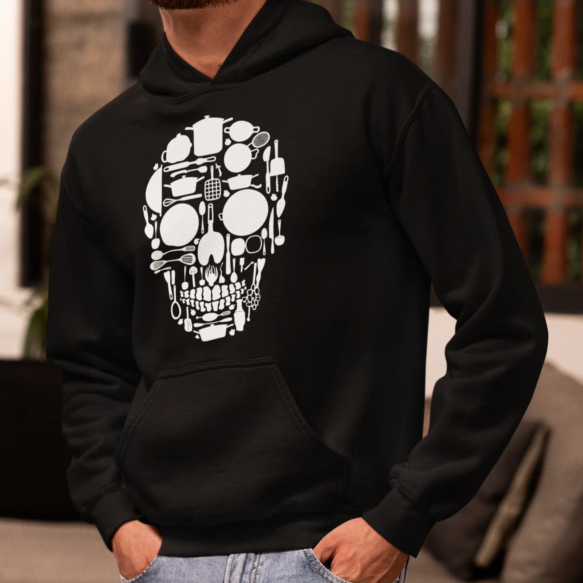 Skull Kitchen Unisex Hoodie - Odd Chef