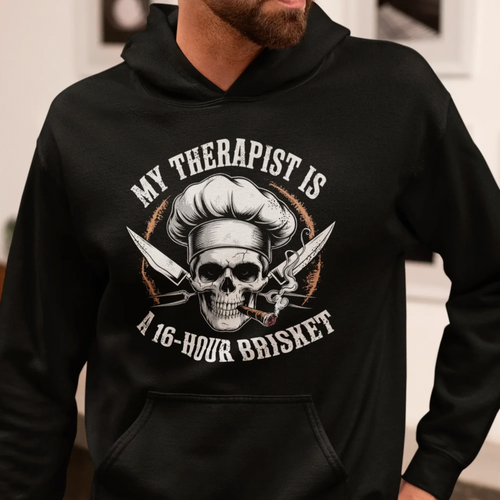 Brisket Therapy Unisex Hoodie - Odd Chef