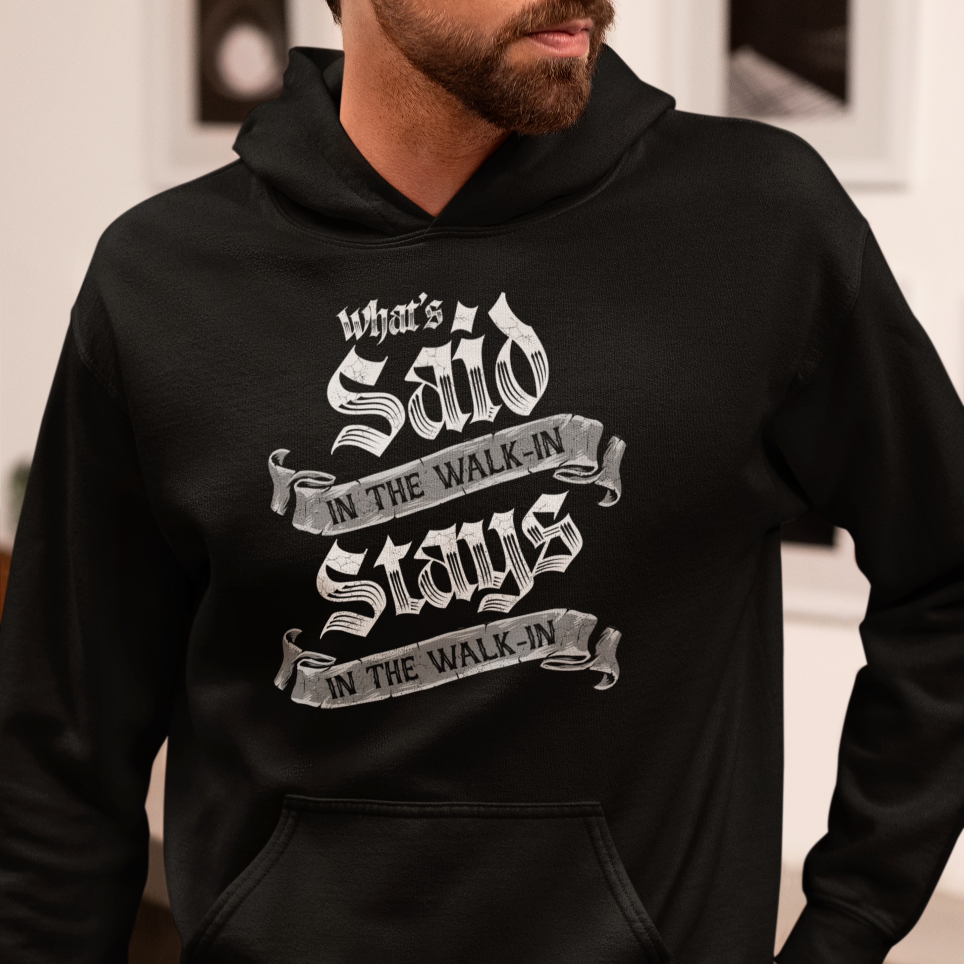 What's Said in the Walkin Unisex Hoodie
