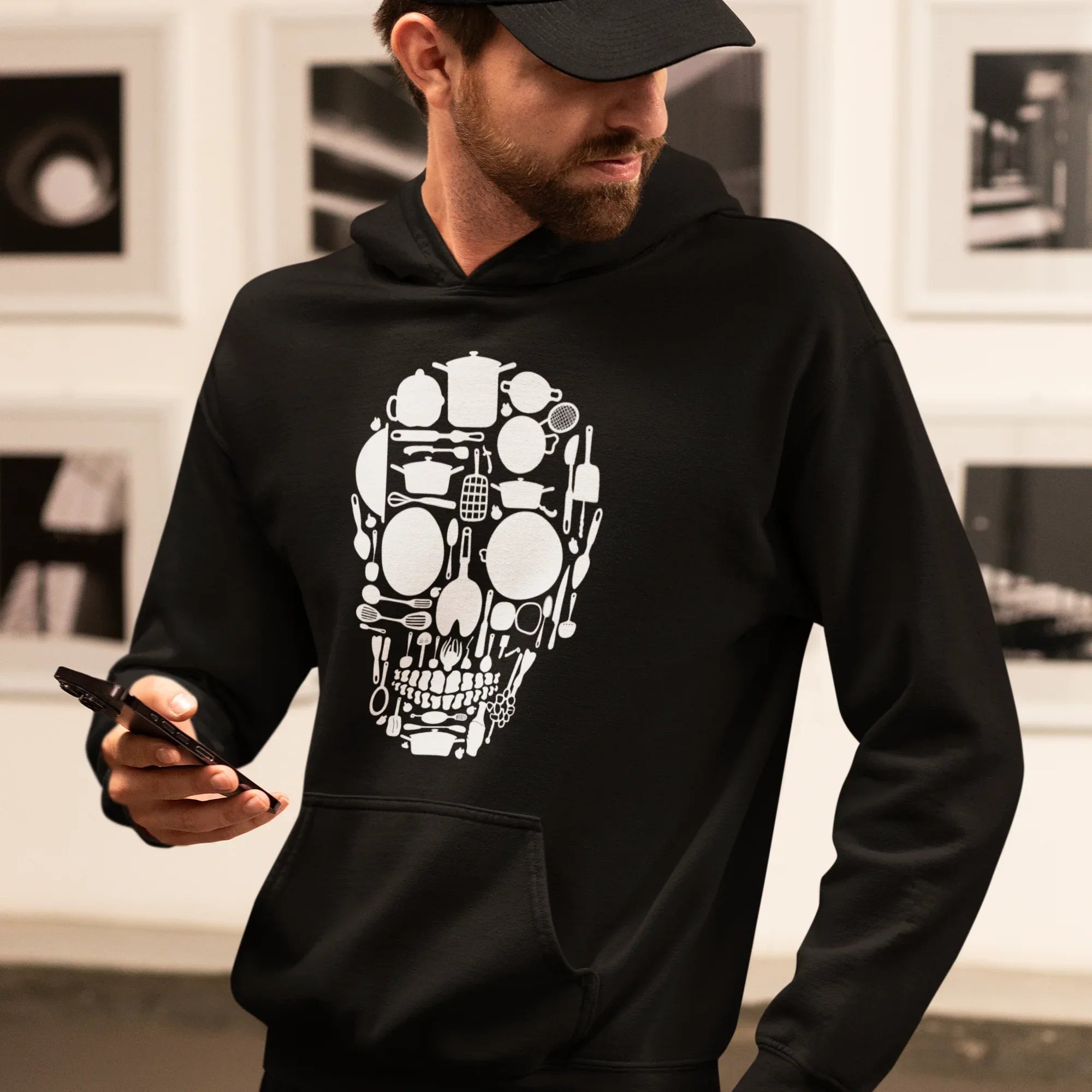 Skull Kitchen Unisex Hoodie - Odd Chef