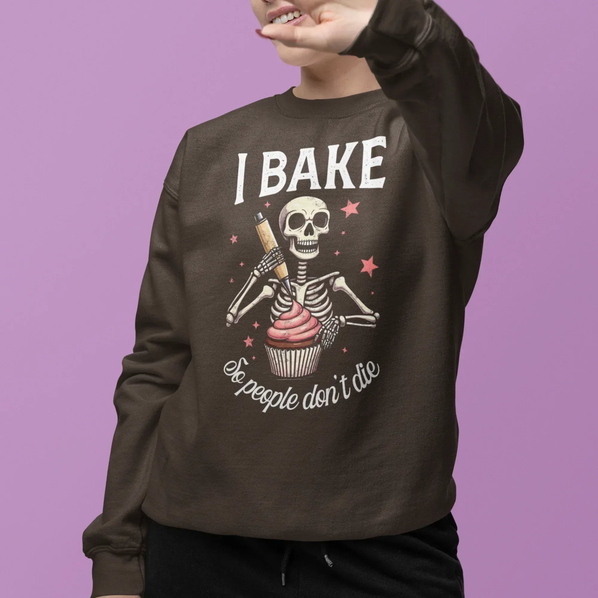 I Bake So People Don't Die Unisex Sweatshirt - Odd Chef