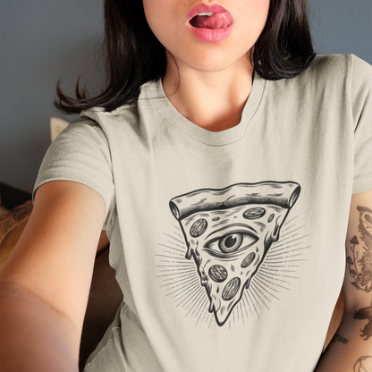 All-Seeing Pizza Unisex Tee