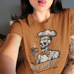 Bone Appetit Skeleton Chef Unisex Tee - Odd Chef