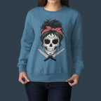 Sugar Skull Chef Chick Unisex Sweatshirt - Odd Chef