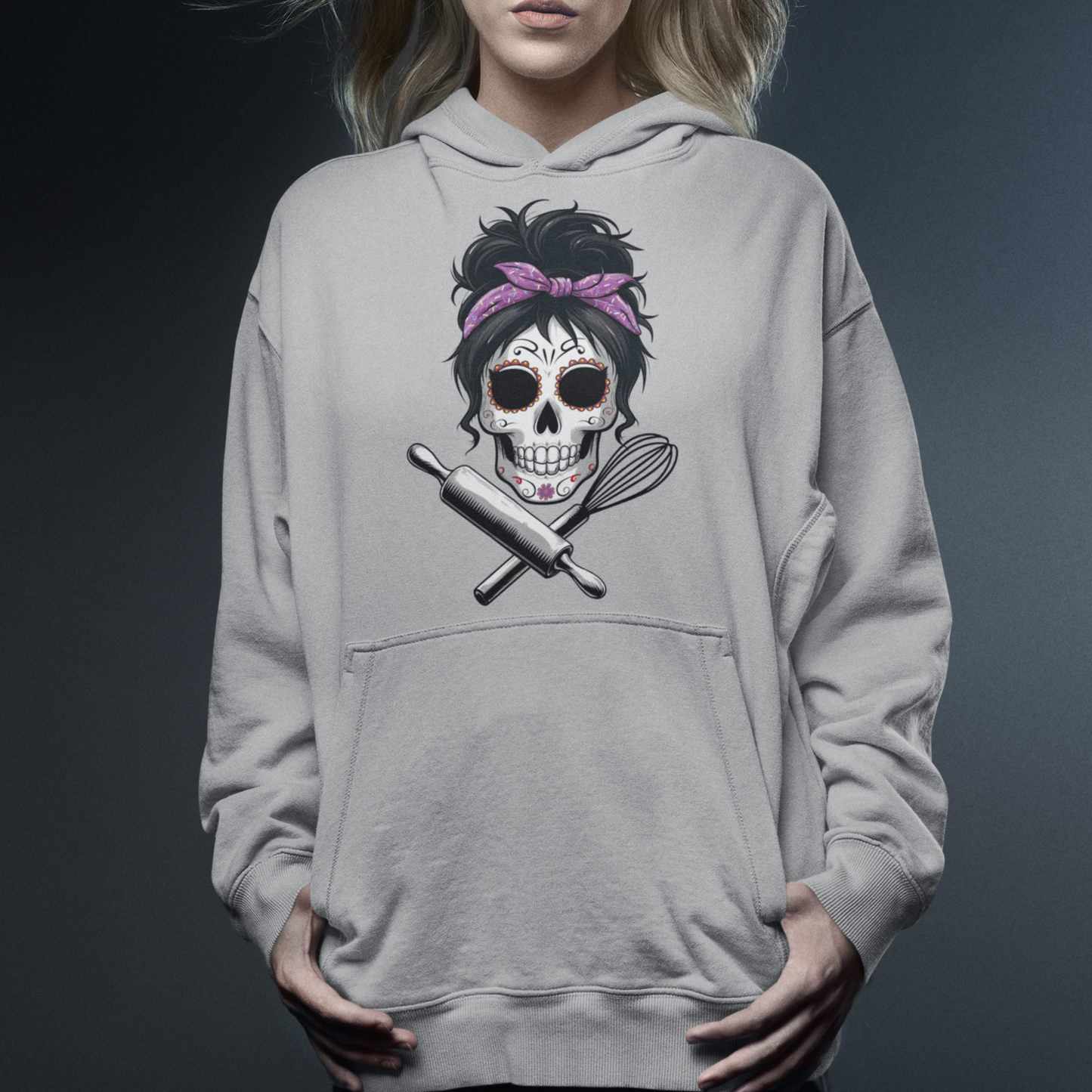 Sugar Skull Baker Unisex Hoodie