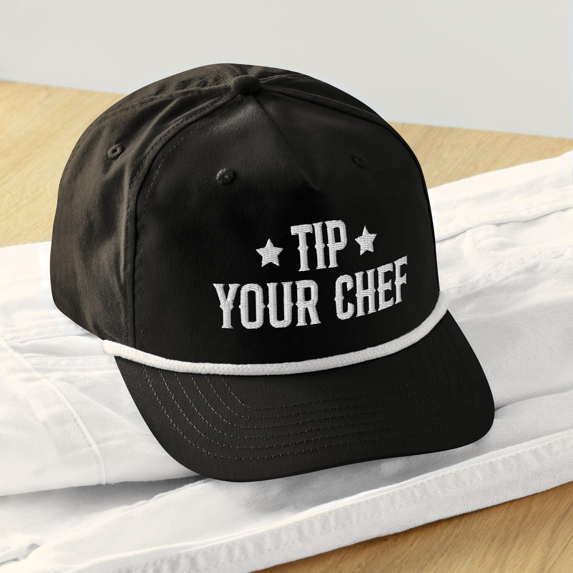 Tip Your Chef Classic Rope Hat [Embroidered] - Odd Chef