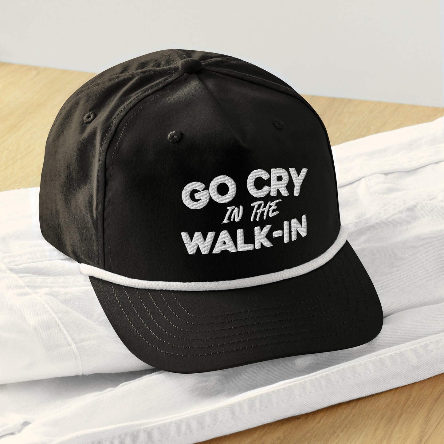 Go Cry in the Walk-In Classic Rope Hat